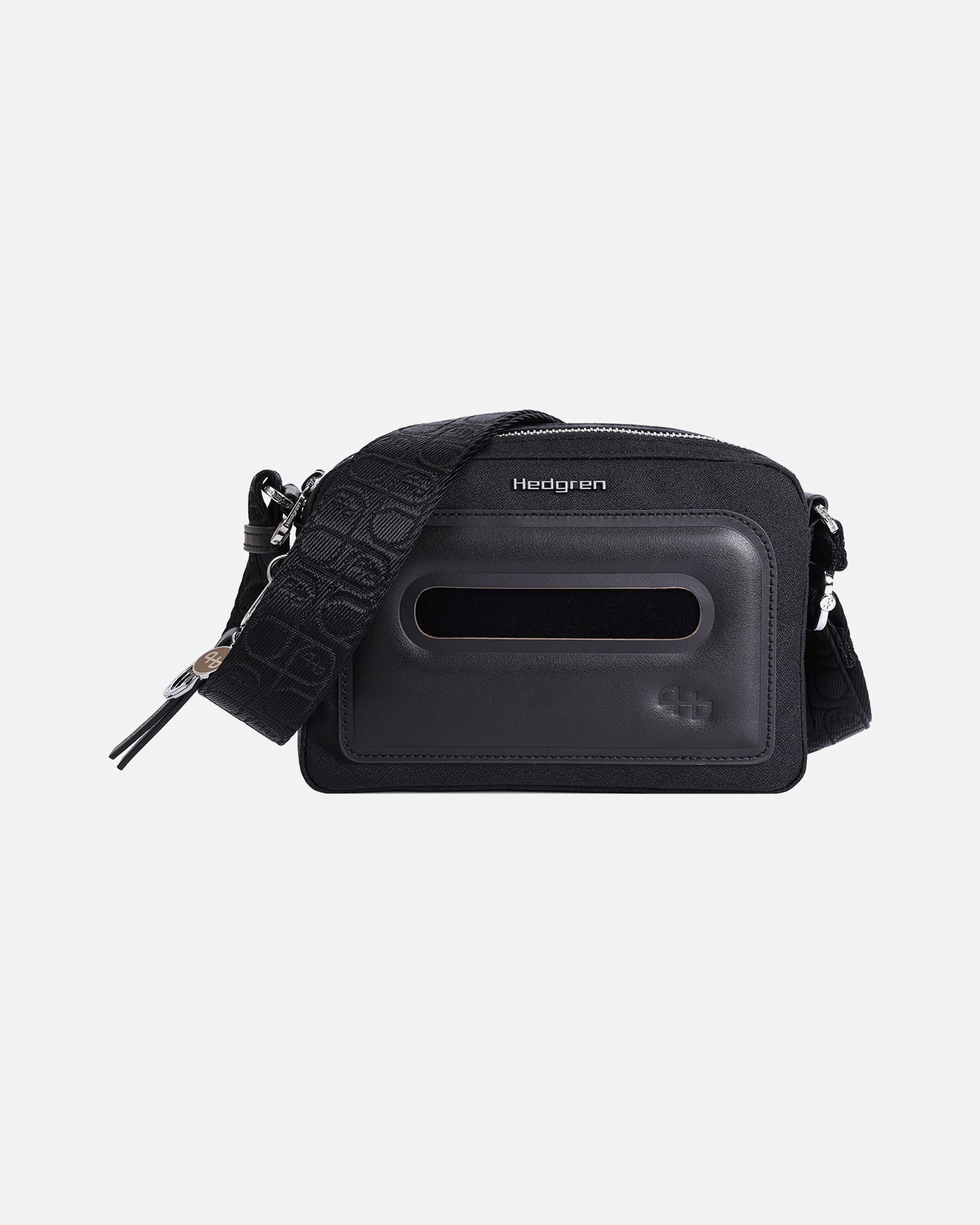 Clutch für Weiblich Hedgren Fika Umhängetasche black