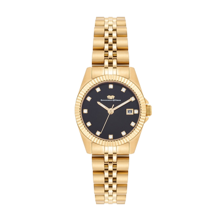 Rhodenwald & Söhne Armband-Uhr Cassina aus Edelstahl in gelbgold 27,5 mm Damen