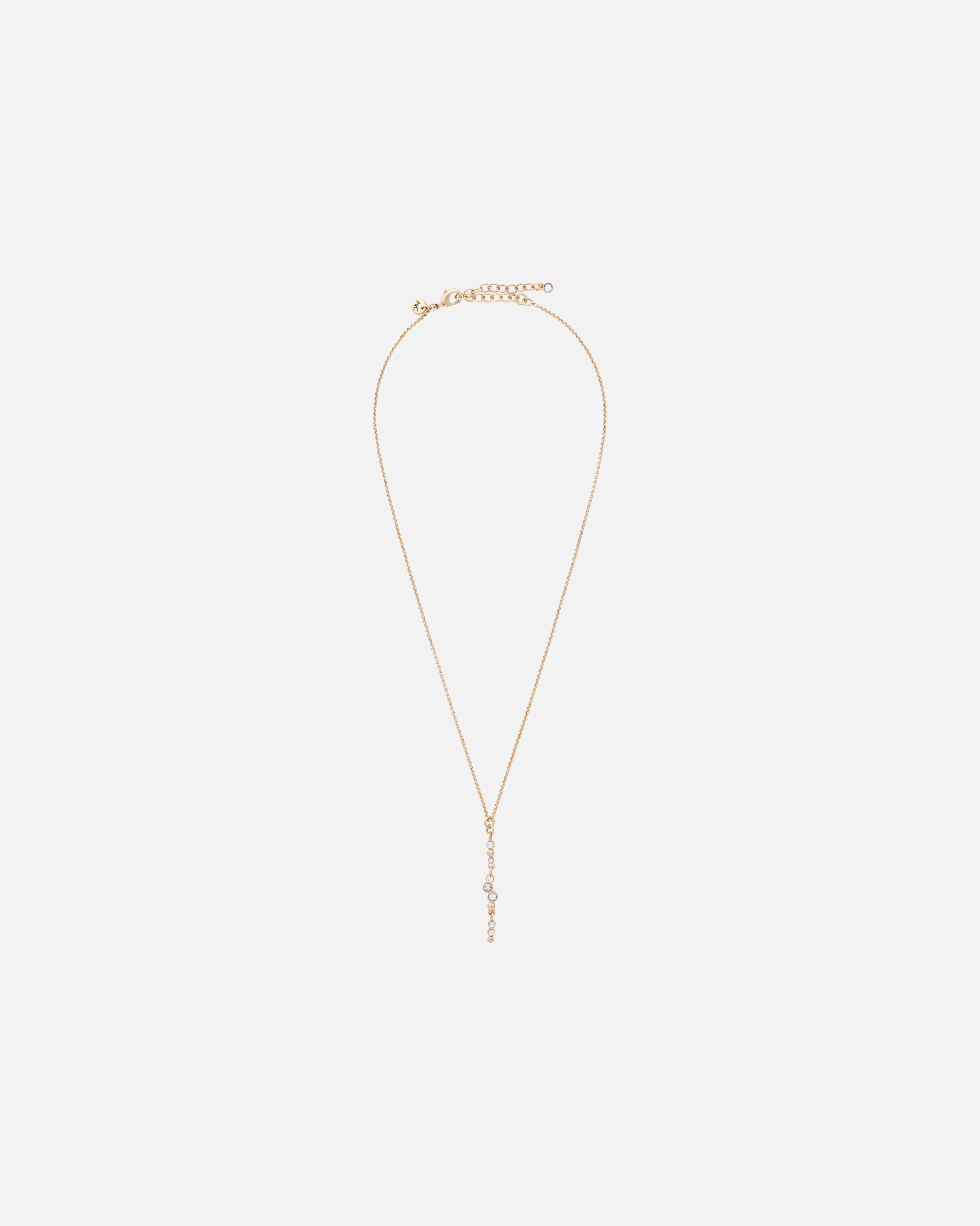 Halskette für Weiblich A&C Oslo – Nordic Design Jewellery Default Brand Line Kette Mit Anhänger 'Sweet Droplets' gold