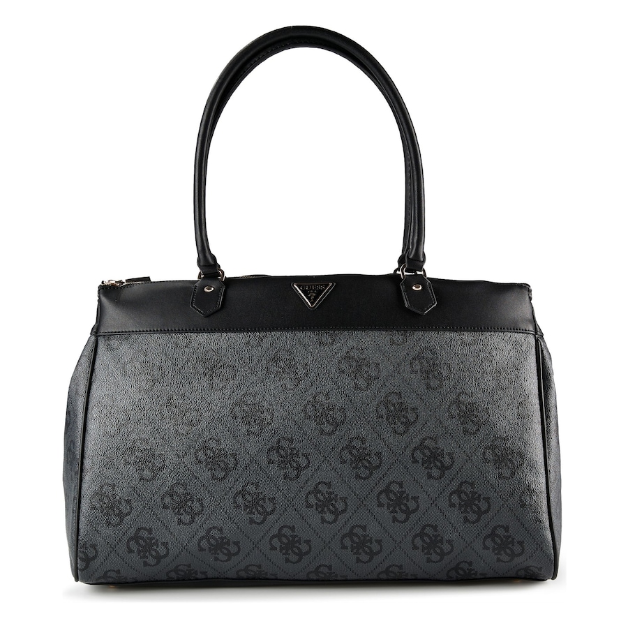 Guess Berta Schultertasche coal logo Grau Damen