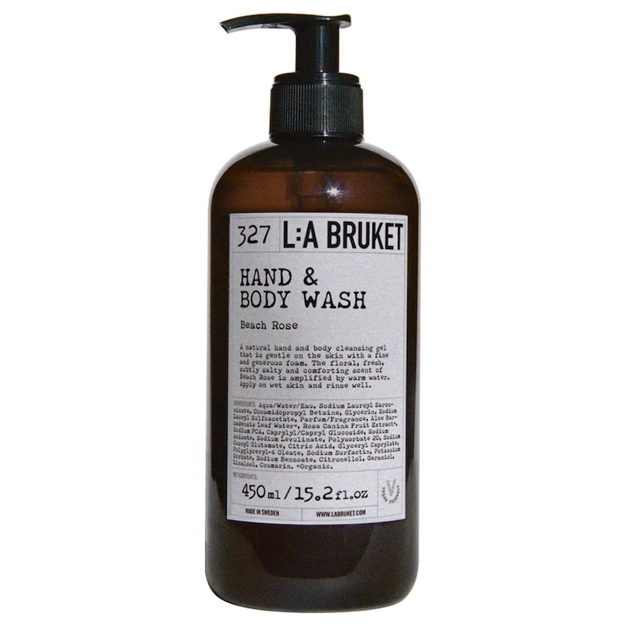 L:A BRUKET No. 327 HAND & BODY WASH BEACH ROSE 0.45 l