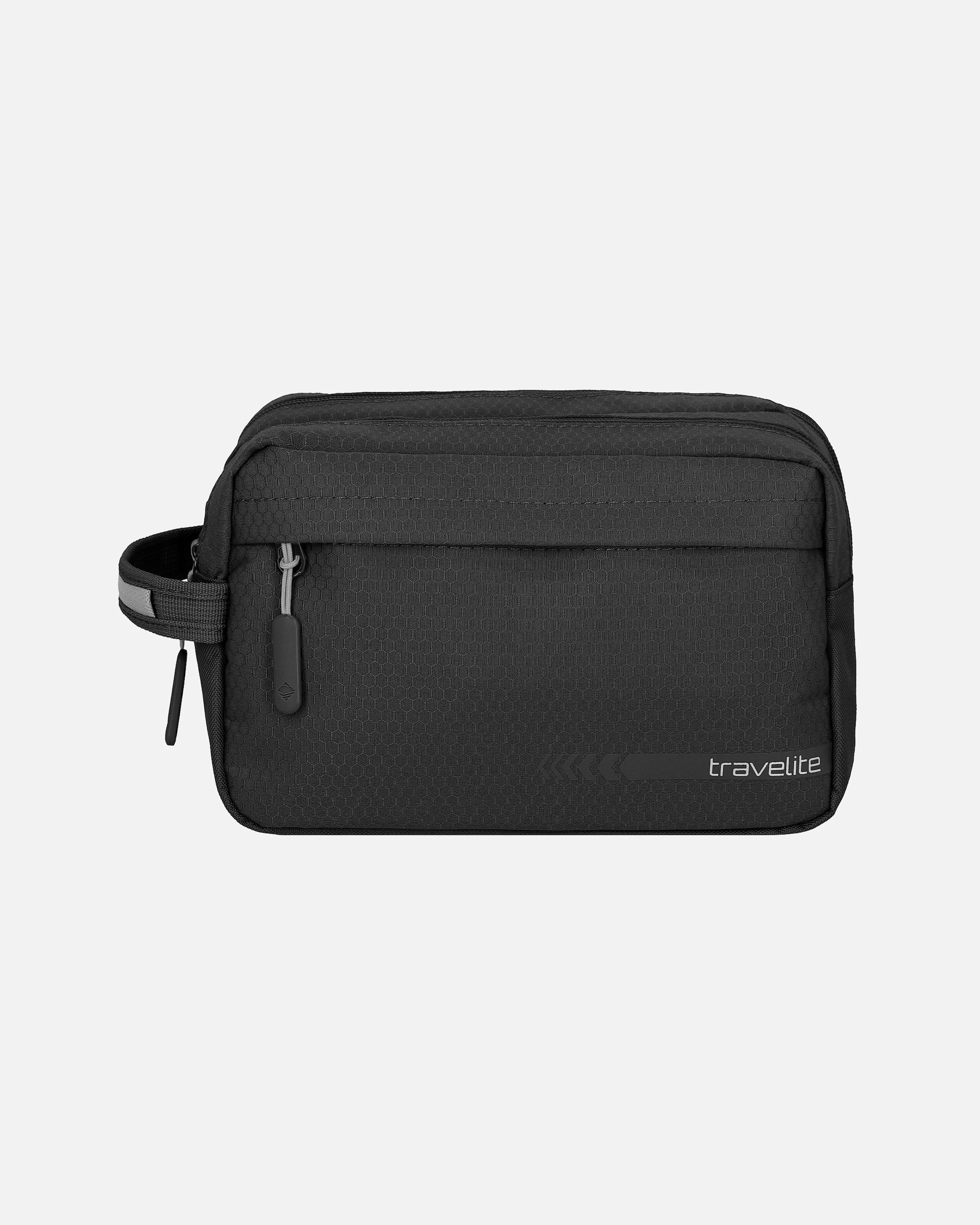 Kulturtasche für Männlich Travelite Kick Off Kulturbeutel schwarz
