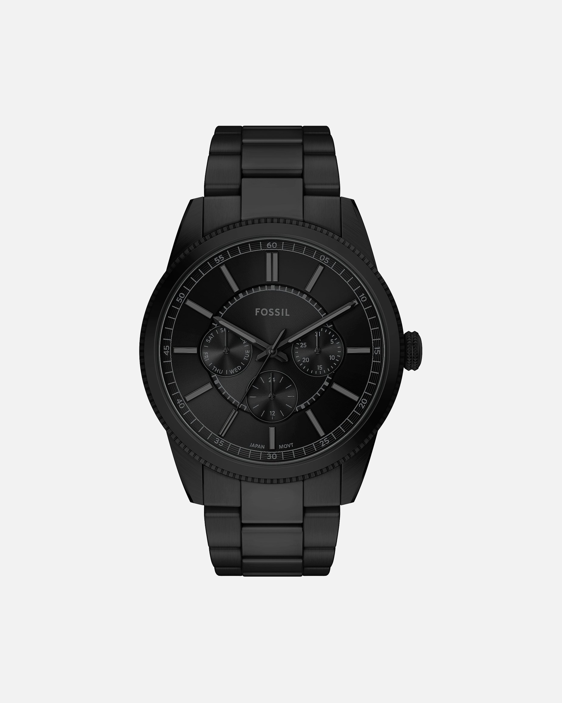 Uhr für Männlich Fossil Herrenuhr Edelstahl schwarz