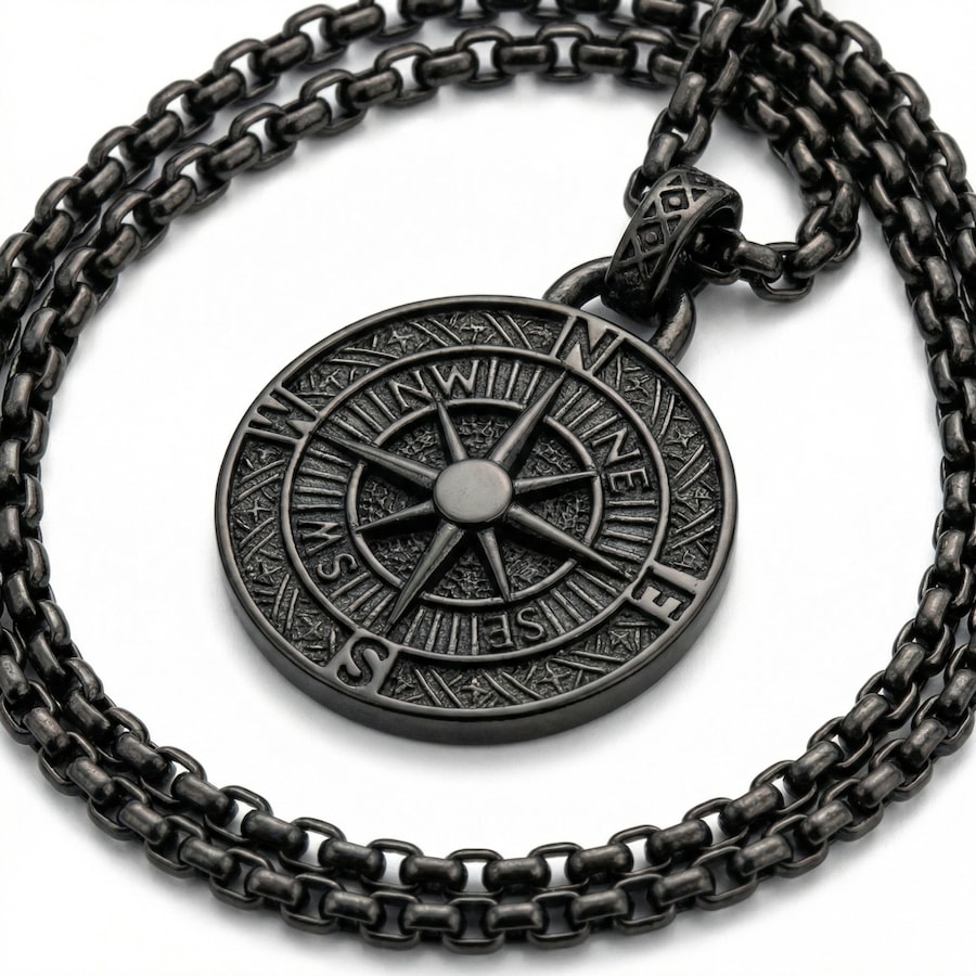 Heideman Kette Raoul schwarz Herren