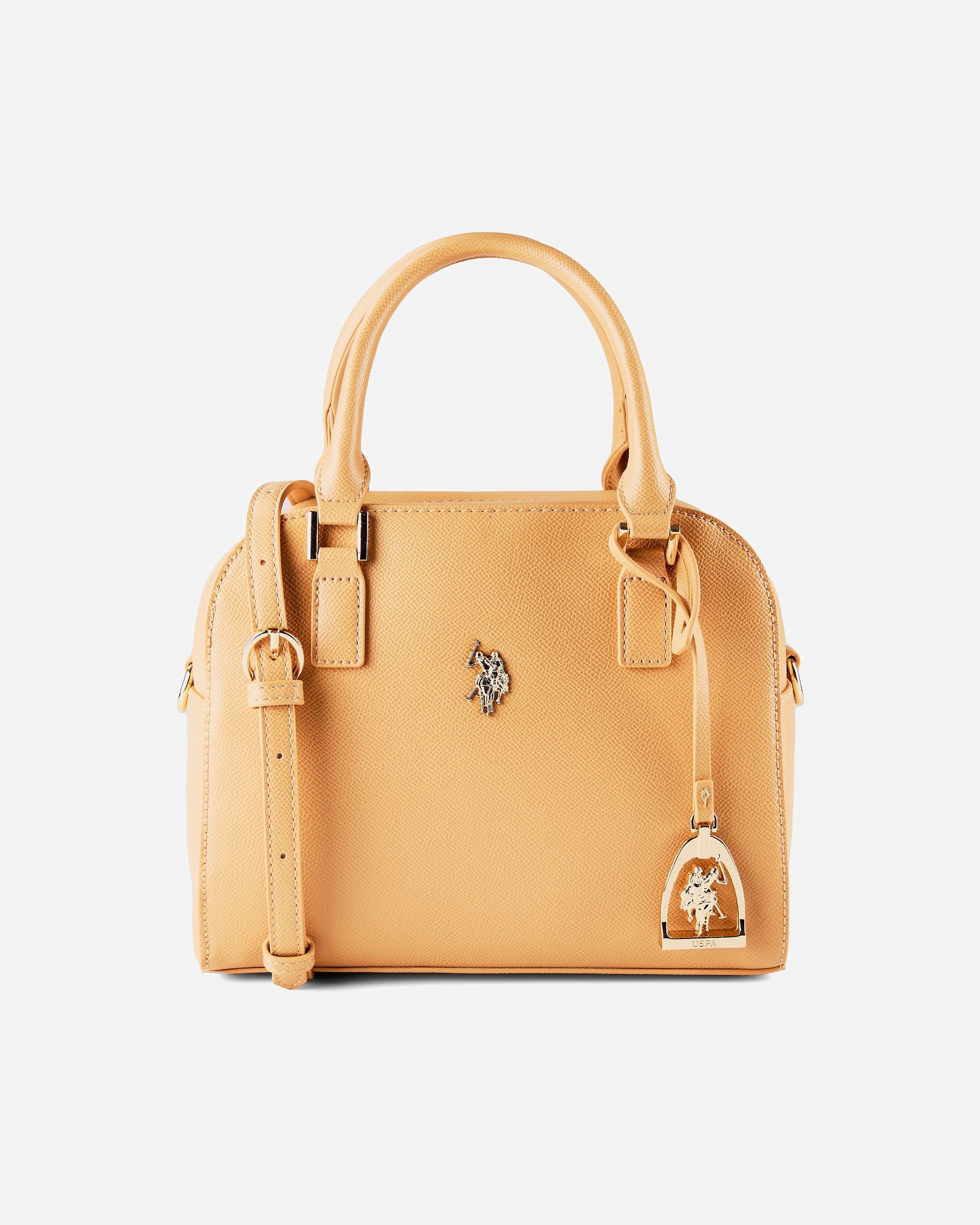 Clutch für Weiblich U.S. Polo Assn. Jones Henkeltasche camel