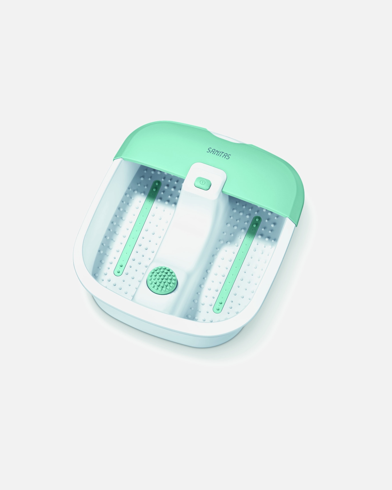 Massagezubehör für Unisex SANITAS Fußsprudelbad mit Vibrations- & Sprudelmassage für Schuhgröße bis 50 1 Stück