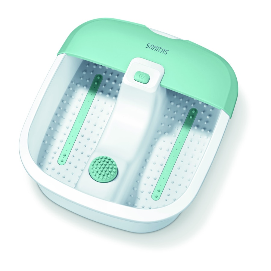 SANITAS Fußsprudelbad mit Vibrations- & Sprudelmassage für Schuhgröße bis 50