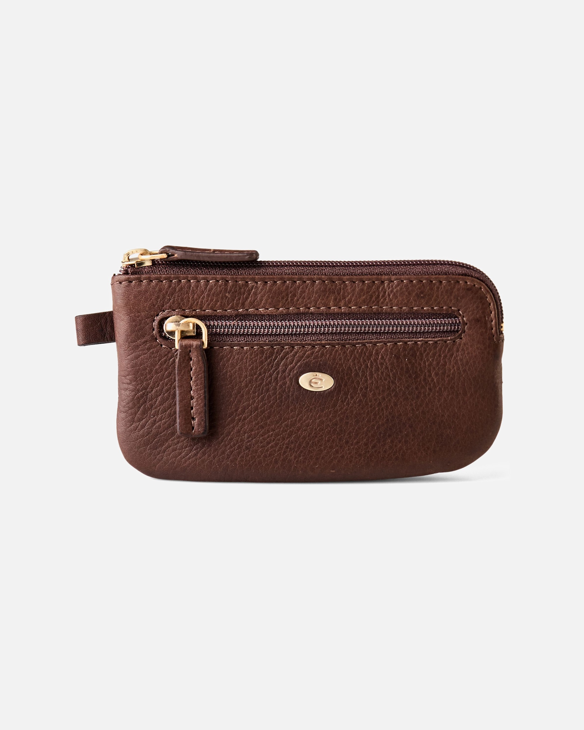 Beauty Case für Männlich Esquire Chicago Schlüsseletui braun