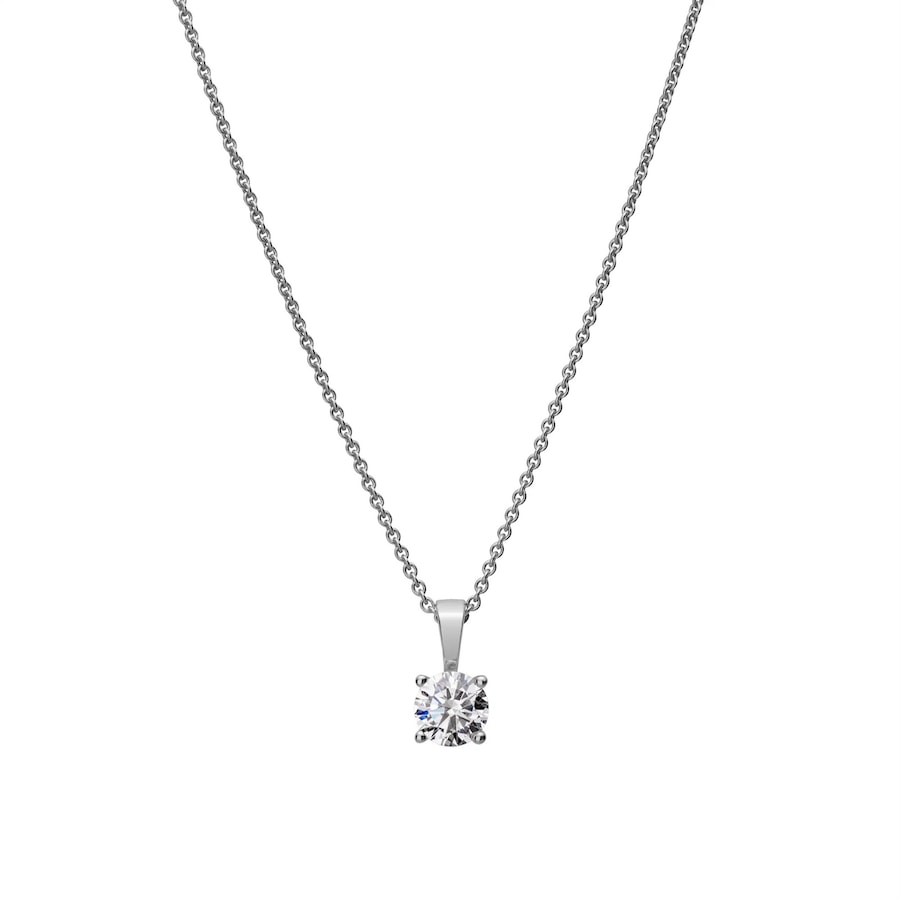 Lyomi Anhänger mit Kette 585/- Gold Diamant Lab Grown weiß 0,75ct. Damen
