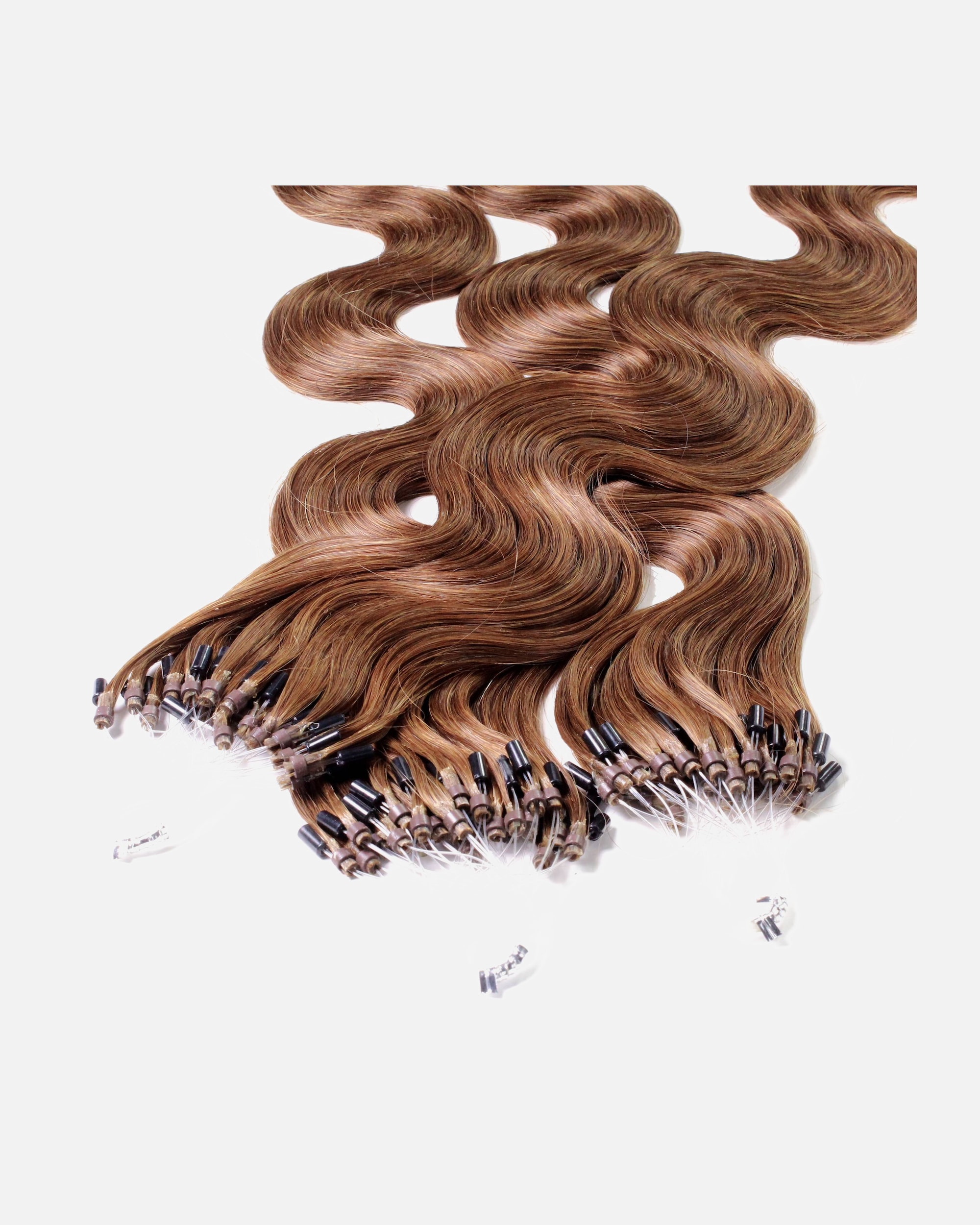 Extensions für Weiblich hair2heart Microring Extensions Echthaar #8/03 Hellblond Natur-Gold 0.5g 40cm