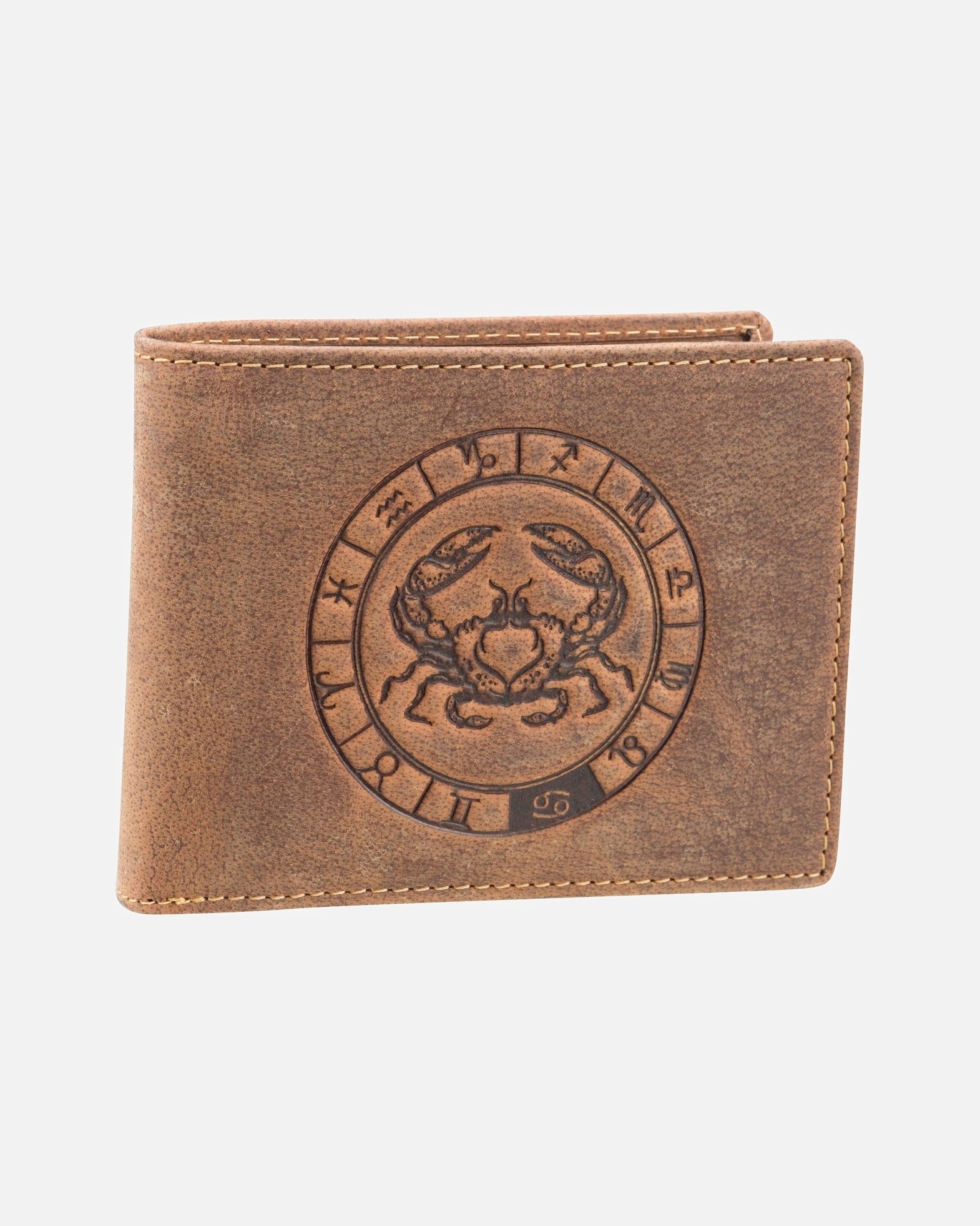 Portemonnaie für Männlich Greenburry Vintage Herrengeldbörse Krebs