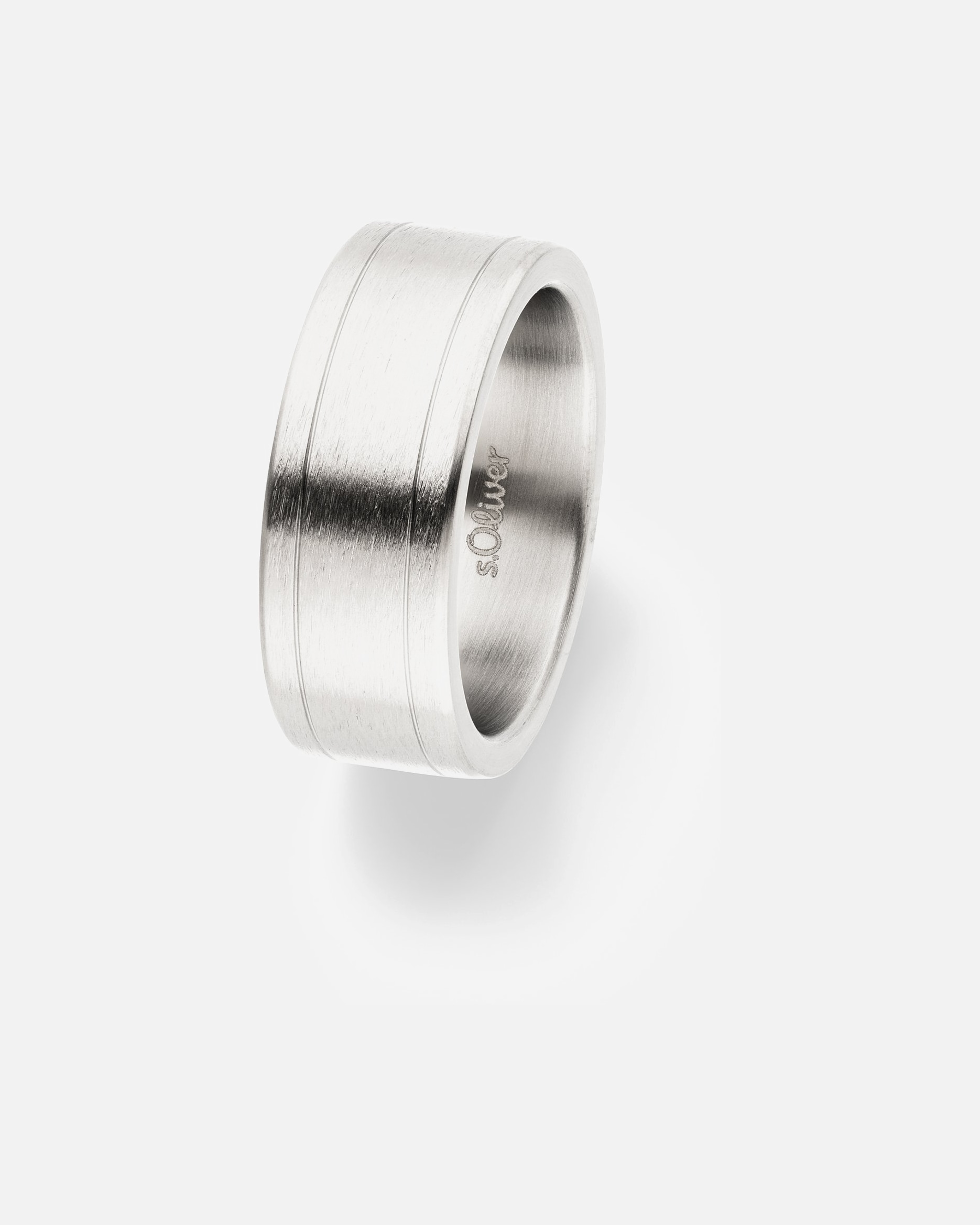 Ring für Männlich s.Oliver Herrenring Edelstahl 60
