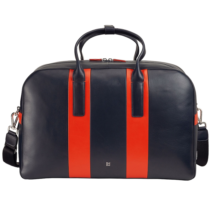 DuDu Weekender Reisetasche Leder 49 cm navy Violett Damen