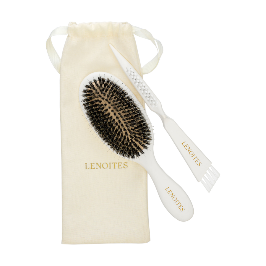 Lenoites Haarbrüste 'Wild Boar' weiß Damen