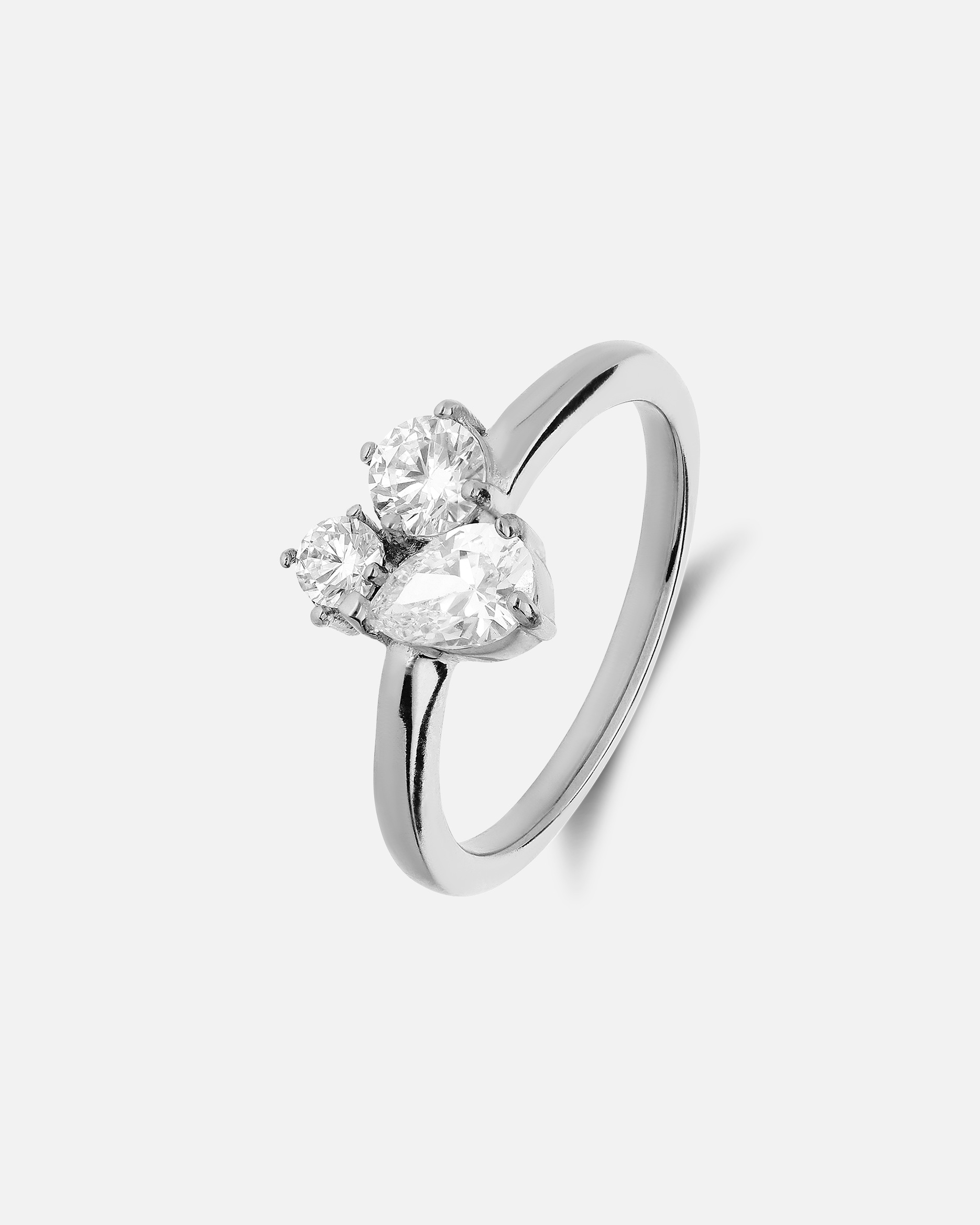 Ring für Weiblich Lucardi Ring - Stahl Silber - 50mm