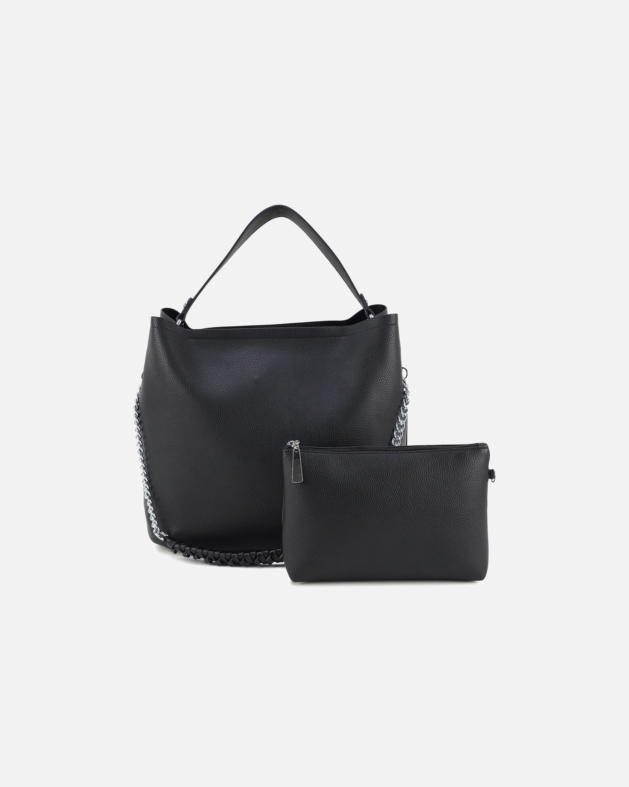 Umhängetasche für Unisex HARPA Shopper HALIN mit Schultergurt schwarz