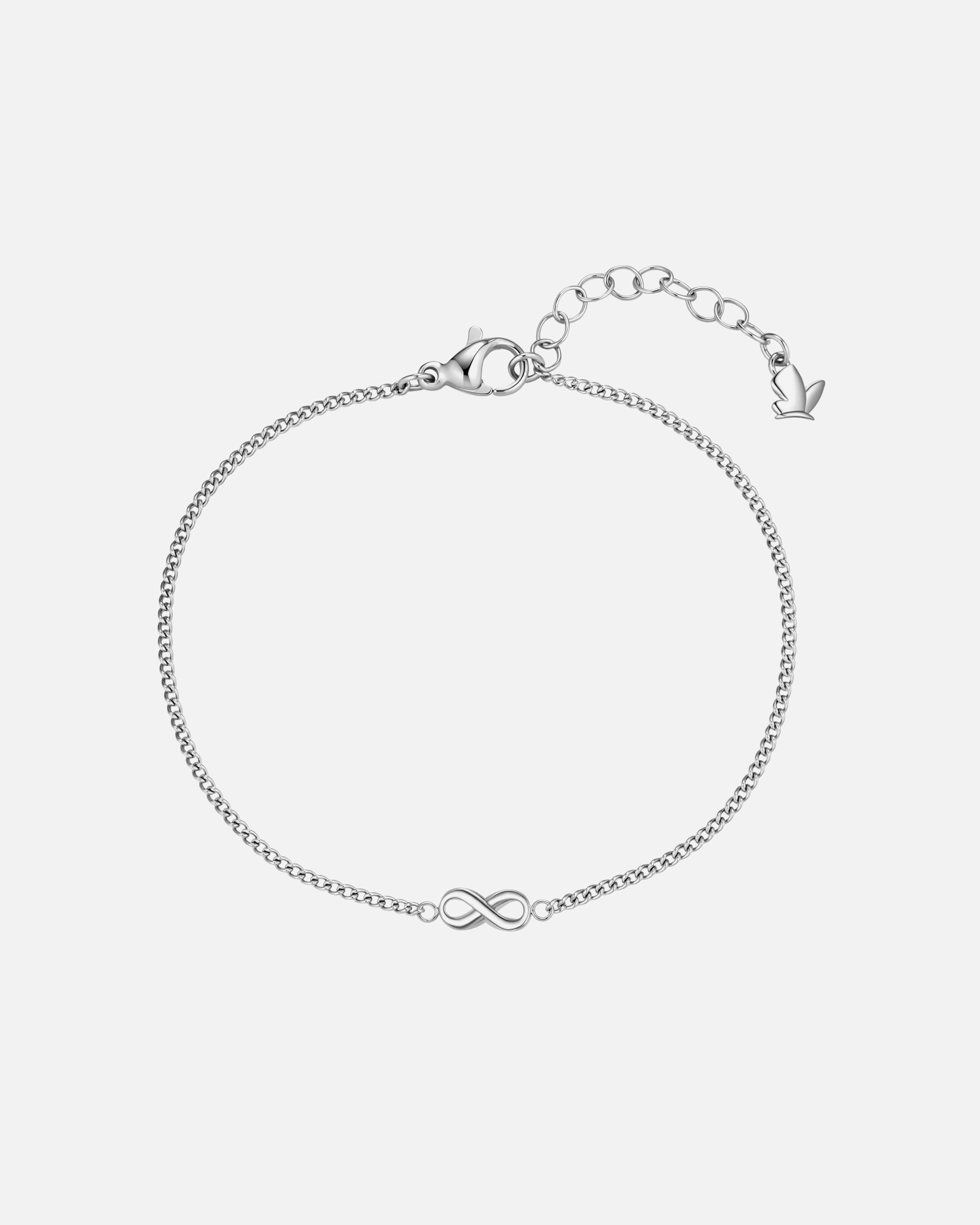 Armband für Weiblich Glanzstücke München Armband Infinity aus Edelstahl 17,0 cm Basislänge + 3,0 cm Verlängerung