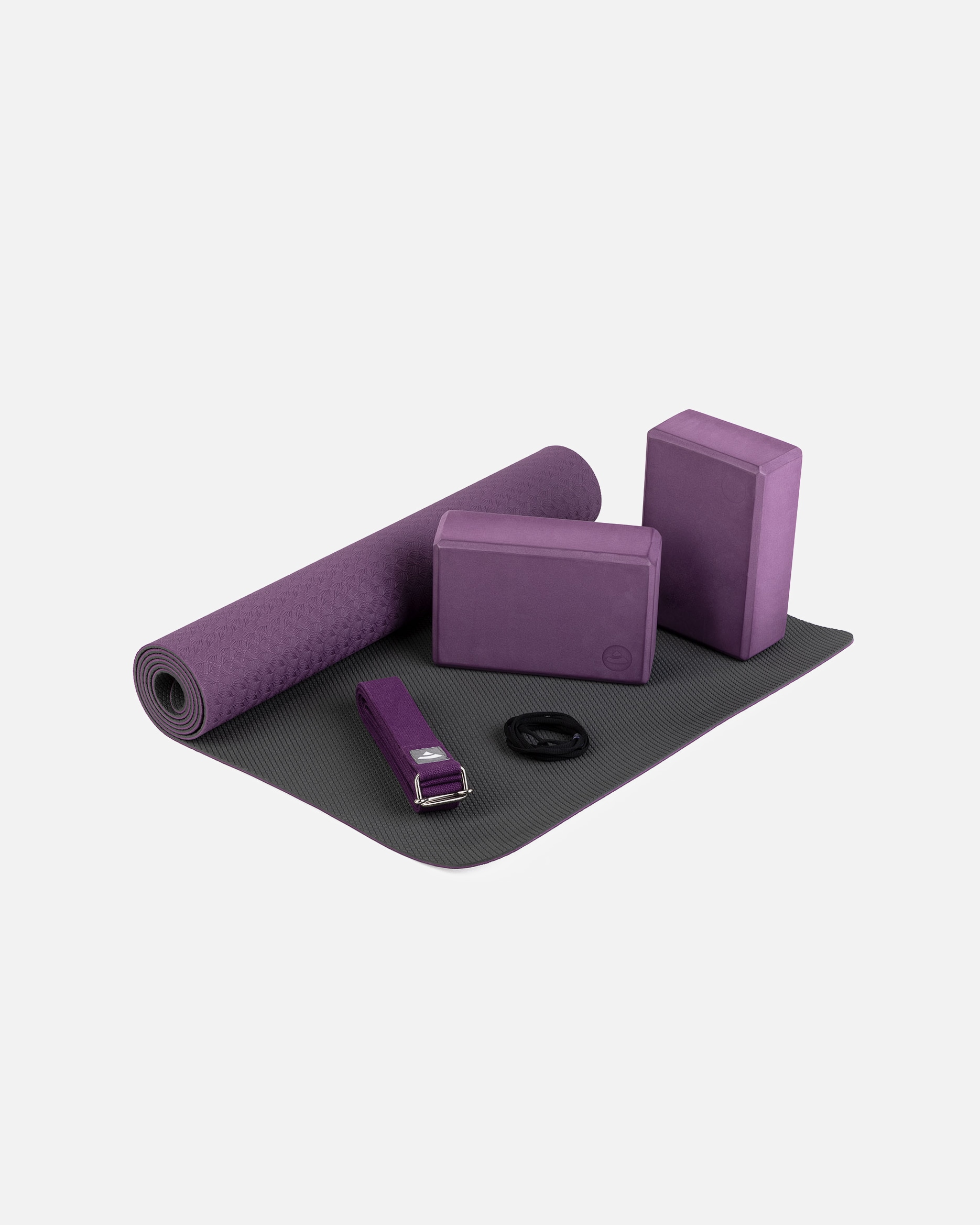 Yogazubehör für Unisex bodhi Yoga-Set FLOW, LILA lila