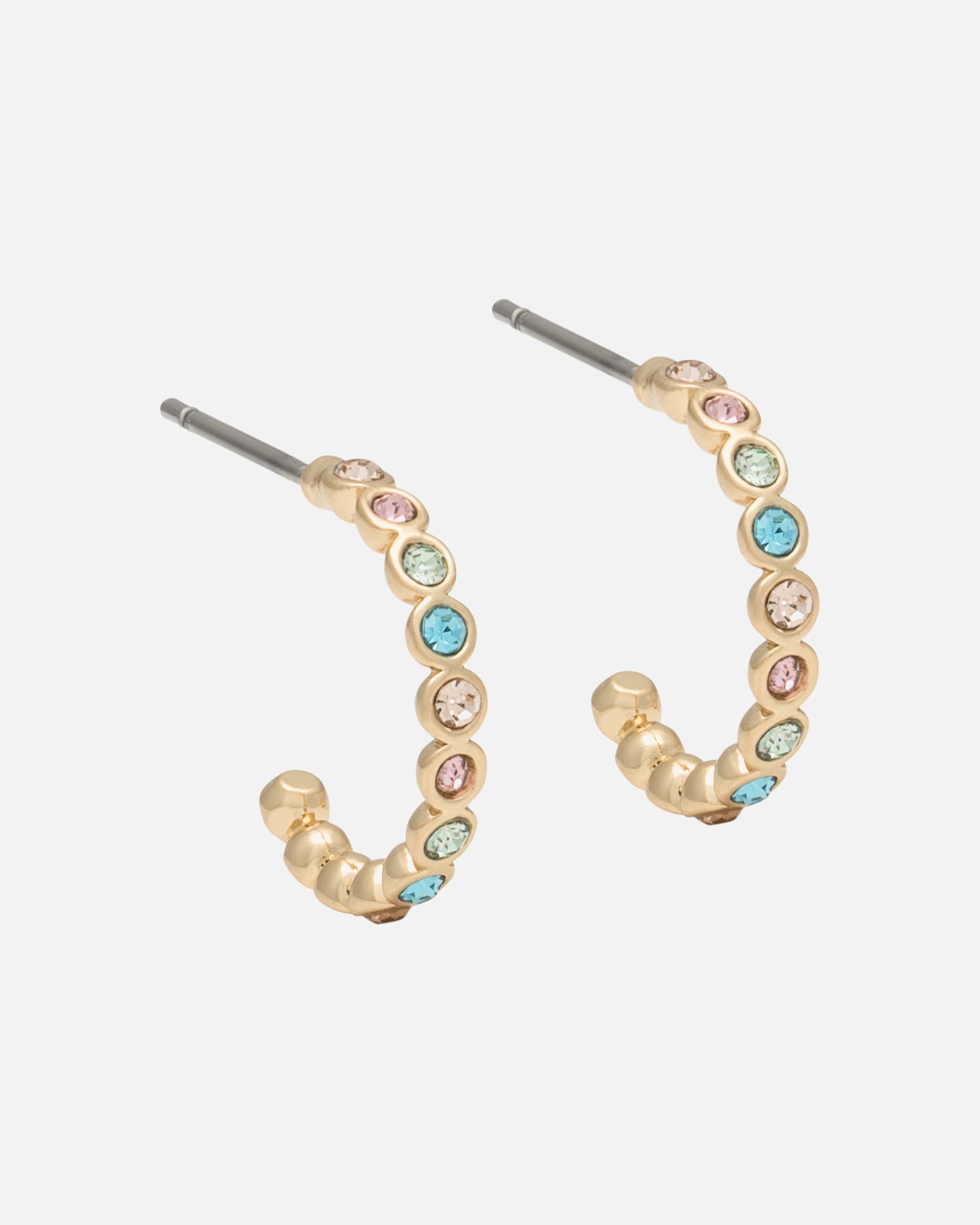 Ohrringe für Weiblich A&C Oslo – Nordic Design Jewellery Default Brand Line Ohrhänger 'Vibrance Gold' multi coloured