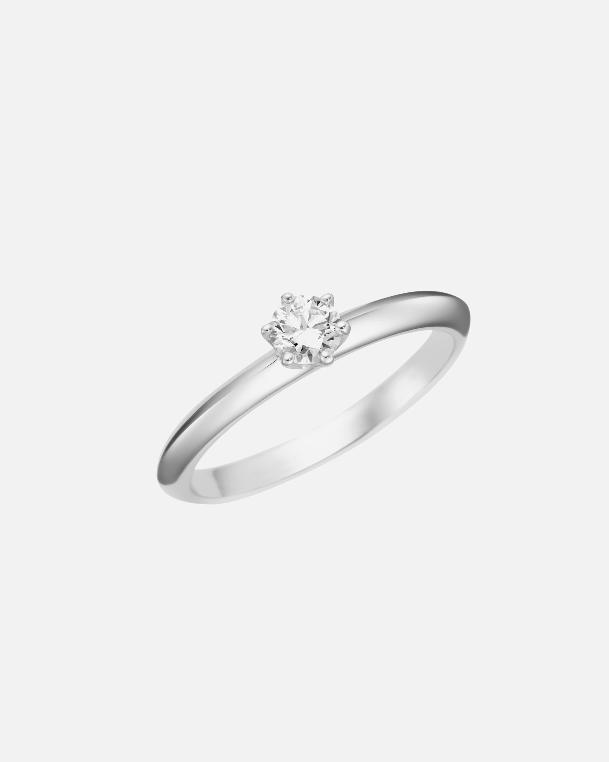 Ring für Unisex Luigi Merano Ring mit Brillant in Krappenfassung, Gold 585 54