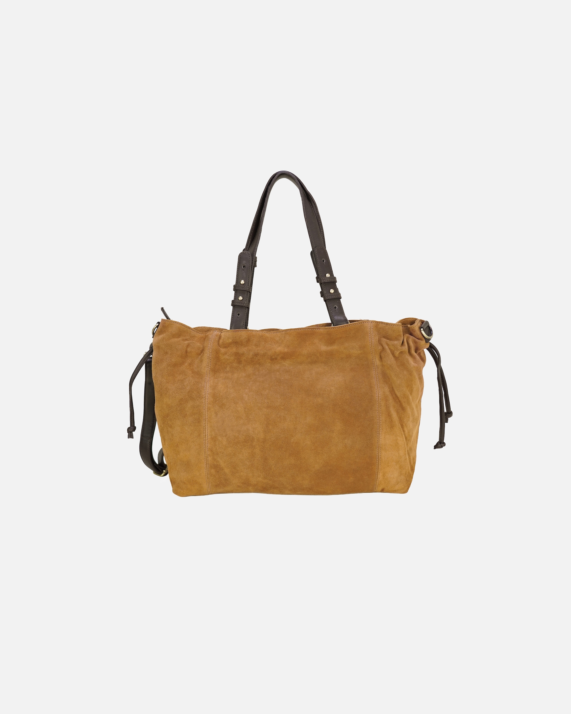 Umhängetasche für Unisex HARPA Shopper MILLA mit langem Tragehenkel cappuccino braun