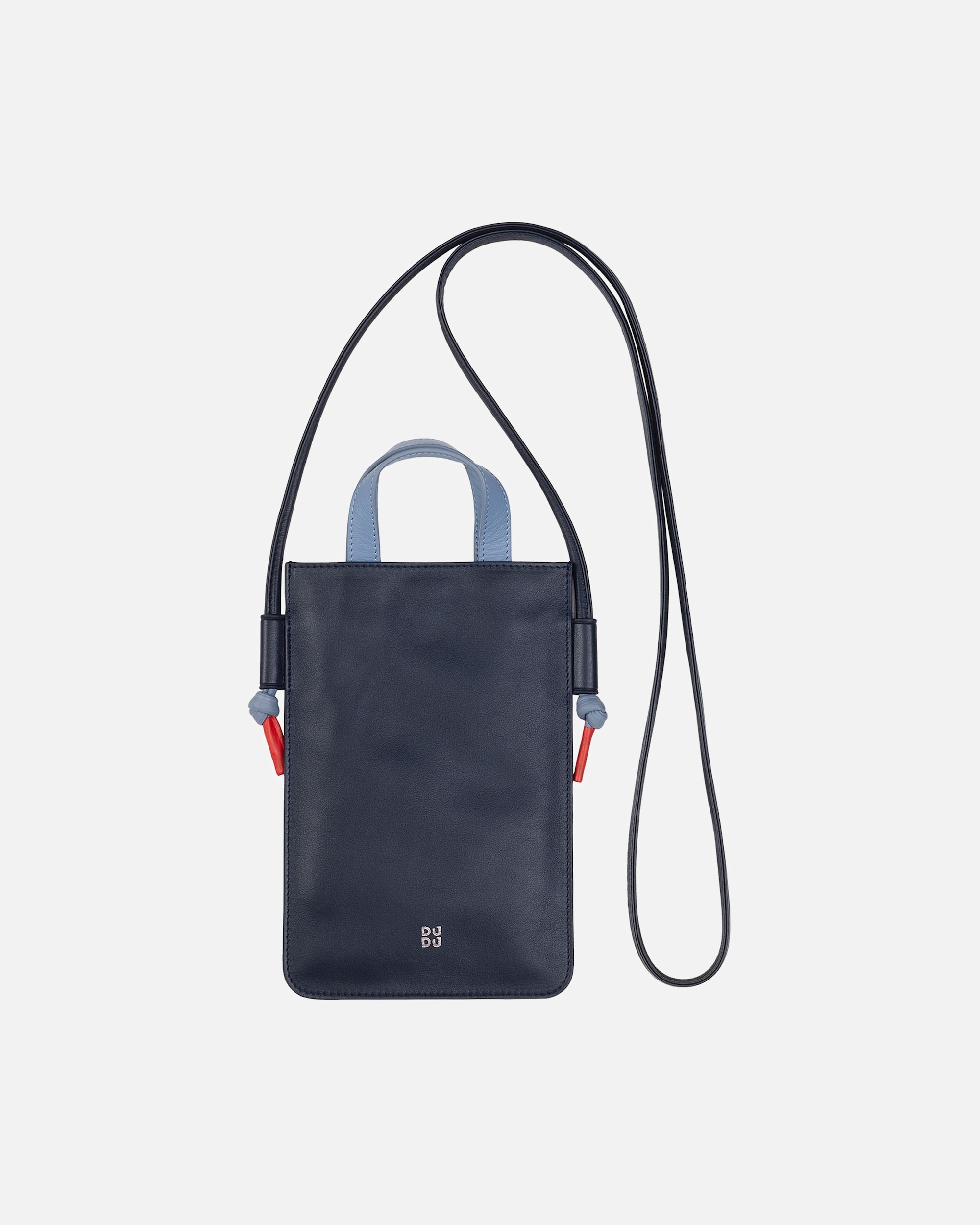 Handy Accessoire für Männlich DuDu Faro Handytasche Leder 13 cm navy