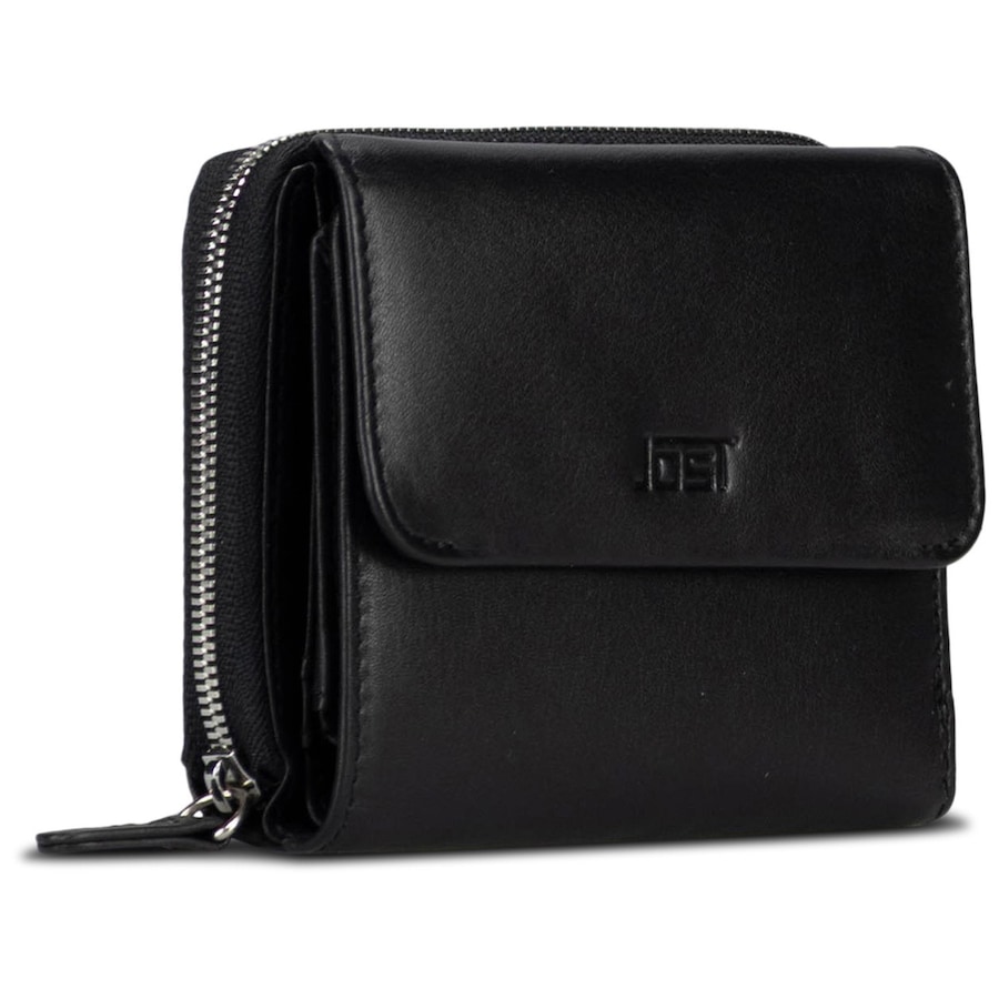 Jost Geldbörse Odense Zip 6332 Medium Black Schwarz Damen