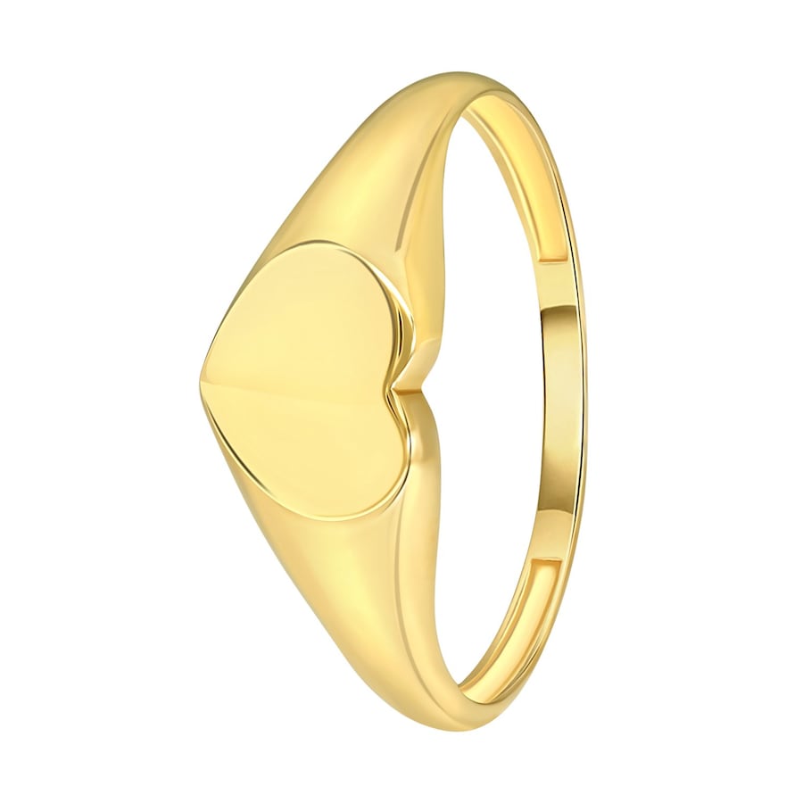 Lucardi Ringe 585 Gold - goldfarbig 57mm Damen