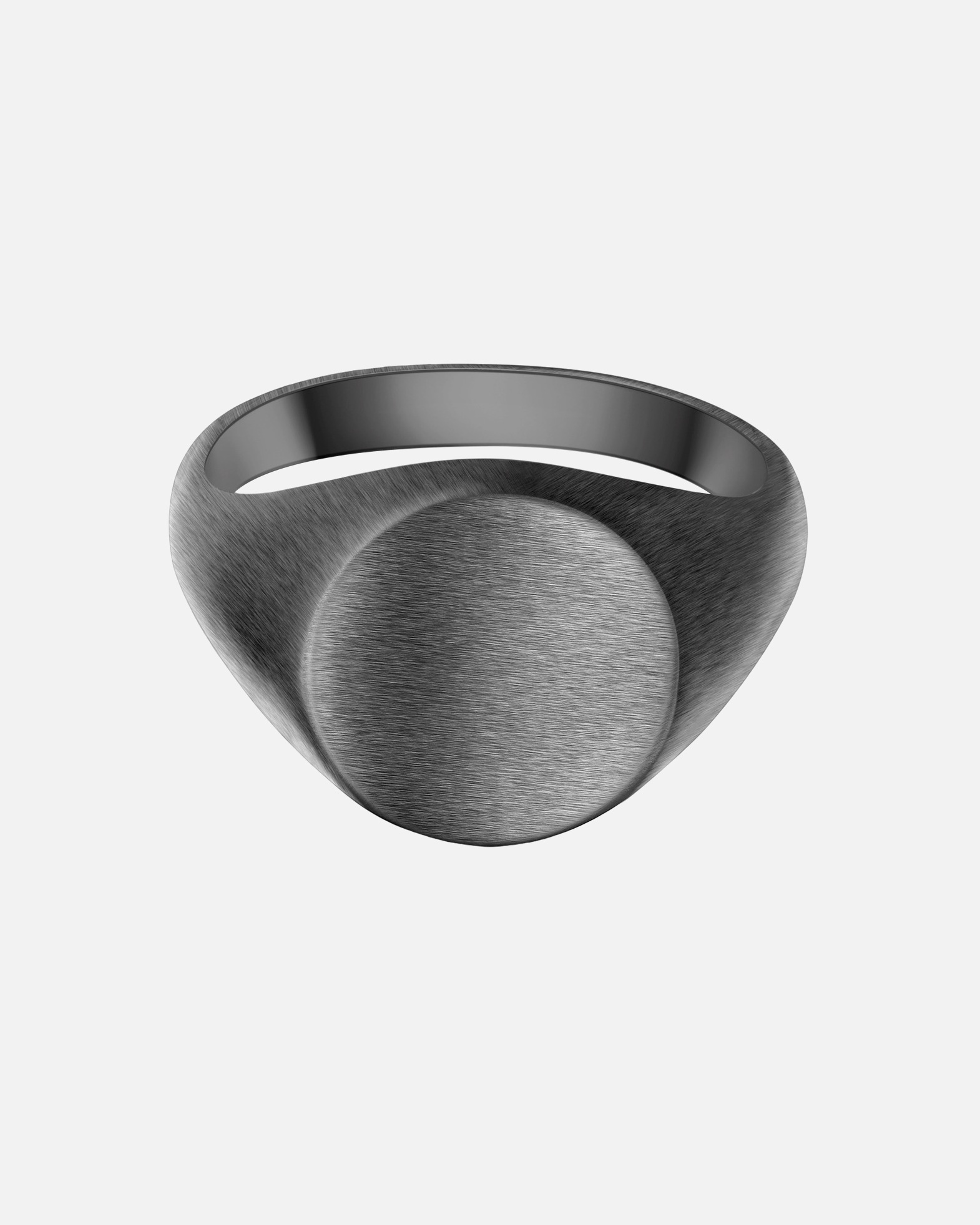 Ring für Männlich True Rebels Ring aus Edelstahl in gunmetal 70