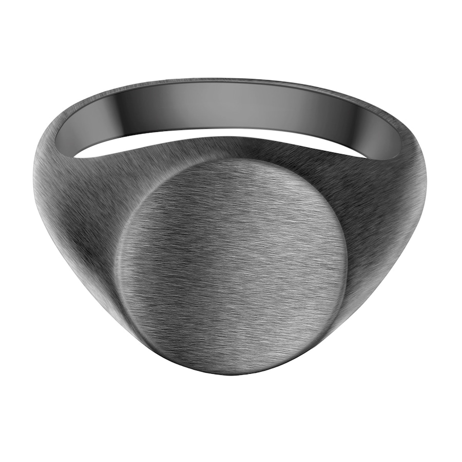True Rebels Ring aus Edelstahl in gunmetal 66 Herren