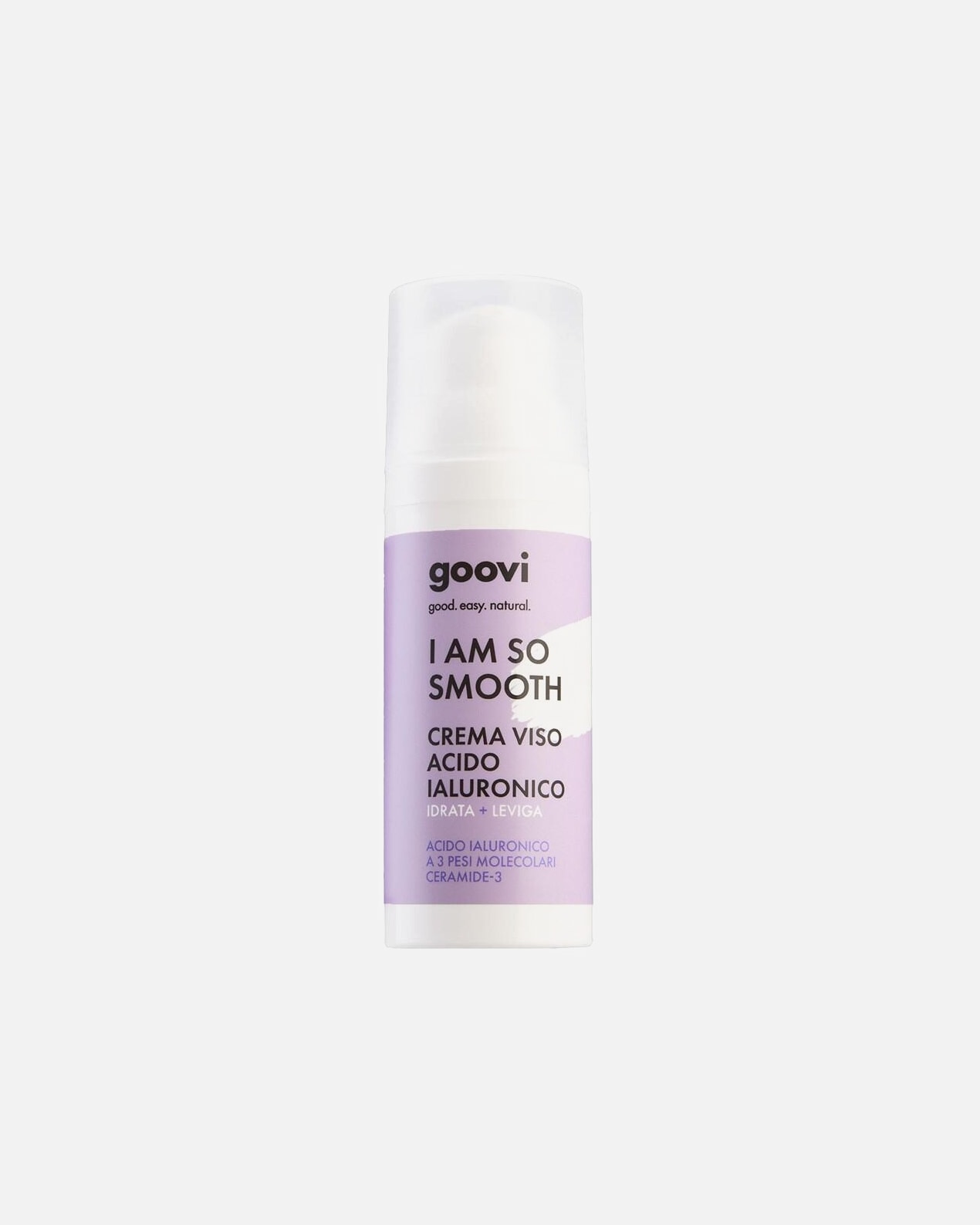 Tagescreme für Weiblich goovi I am so smooth Gesichtscreme mit Hyaluronsäure 50 ml
