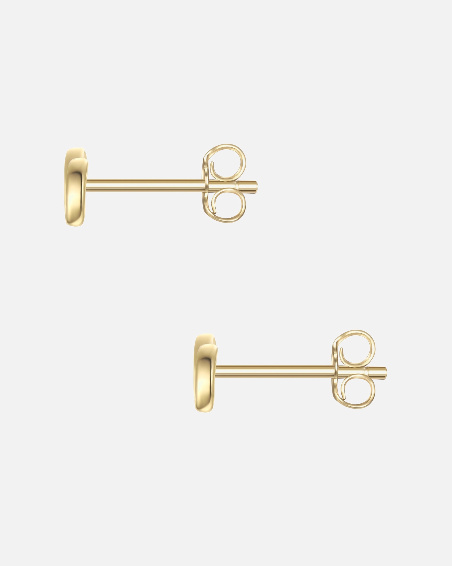 Ohrringe für Weiblich Glanzstücke München Ohrstecker Infinity aus Sterling Silber in gelbgold 3,6 mm