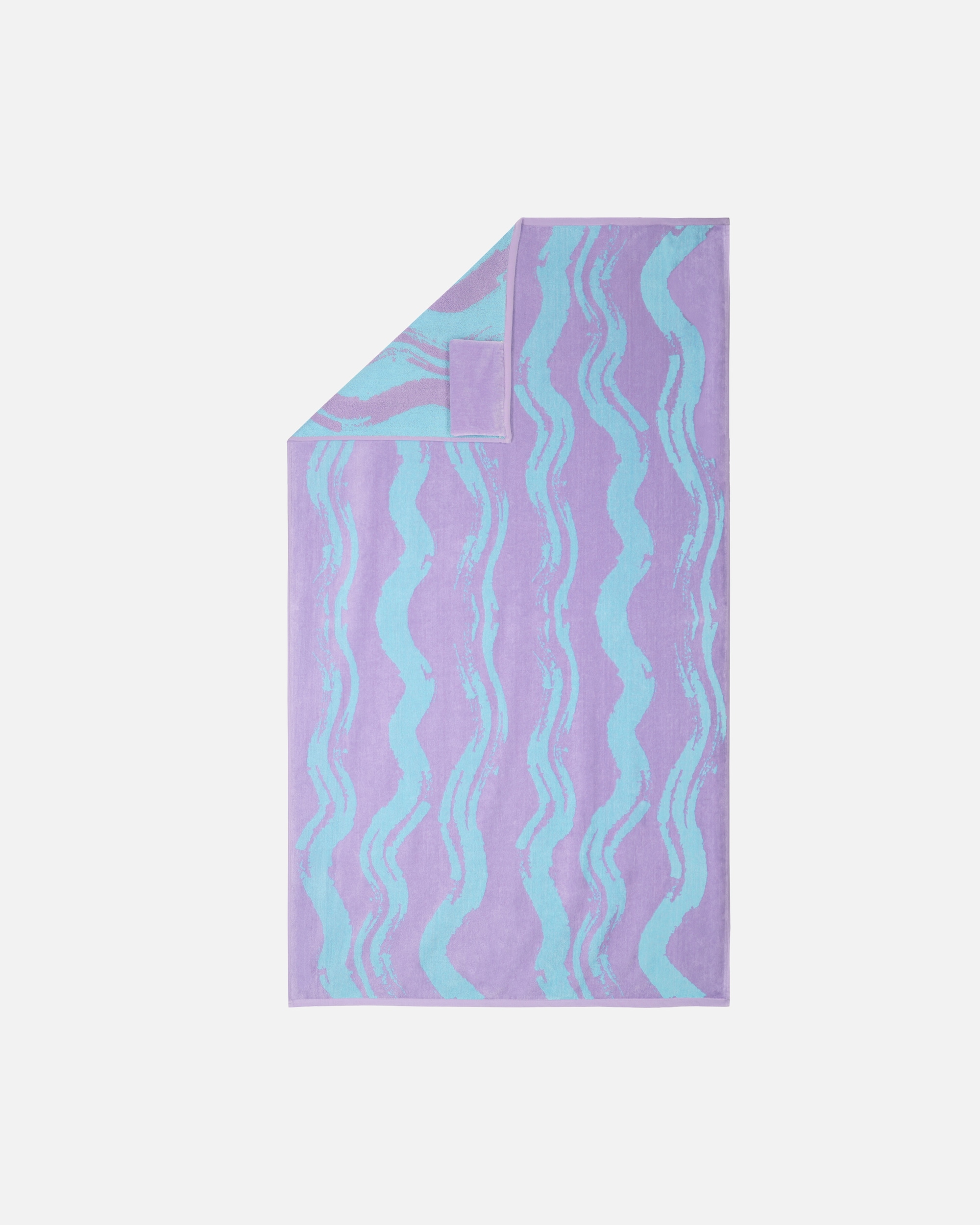 Handtuch für Unisex Vossen Vossen Strandtücher Coast Lines lavender touch - 0002 100x180 cm