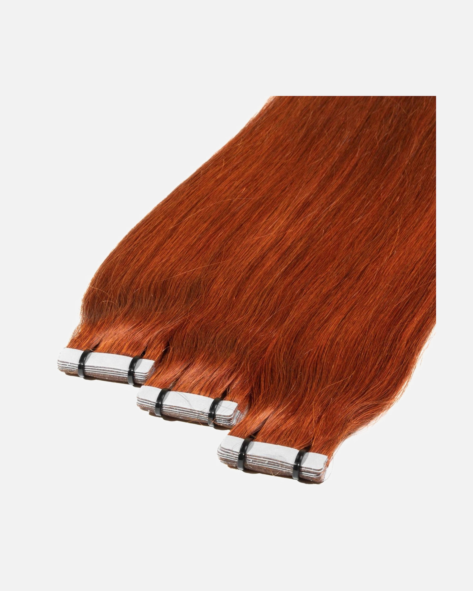 Extensions für Weiblich hair2heart Tape Extensions Premium Echthaar #8/43 hellblond rot-gold 60cm