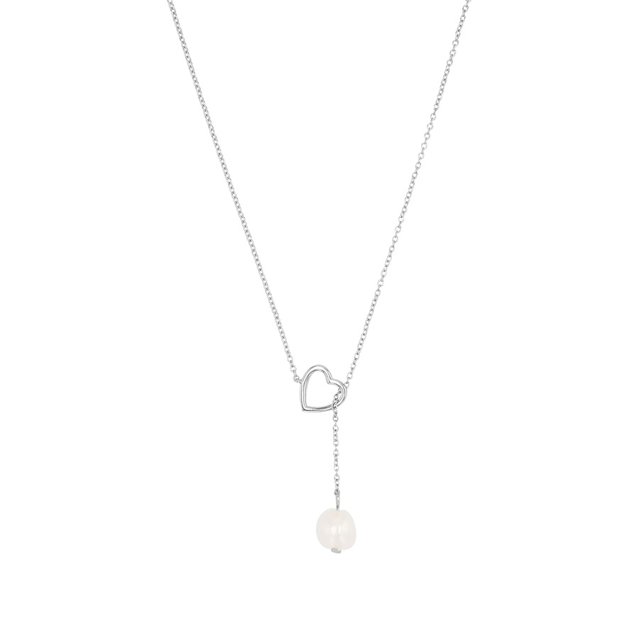 amor Kette mit Anhänger Silber Damen