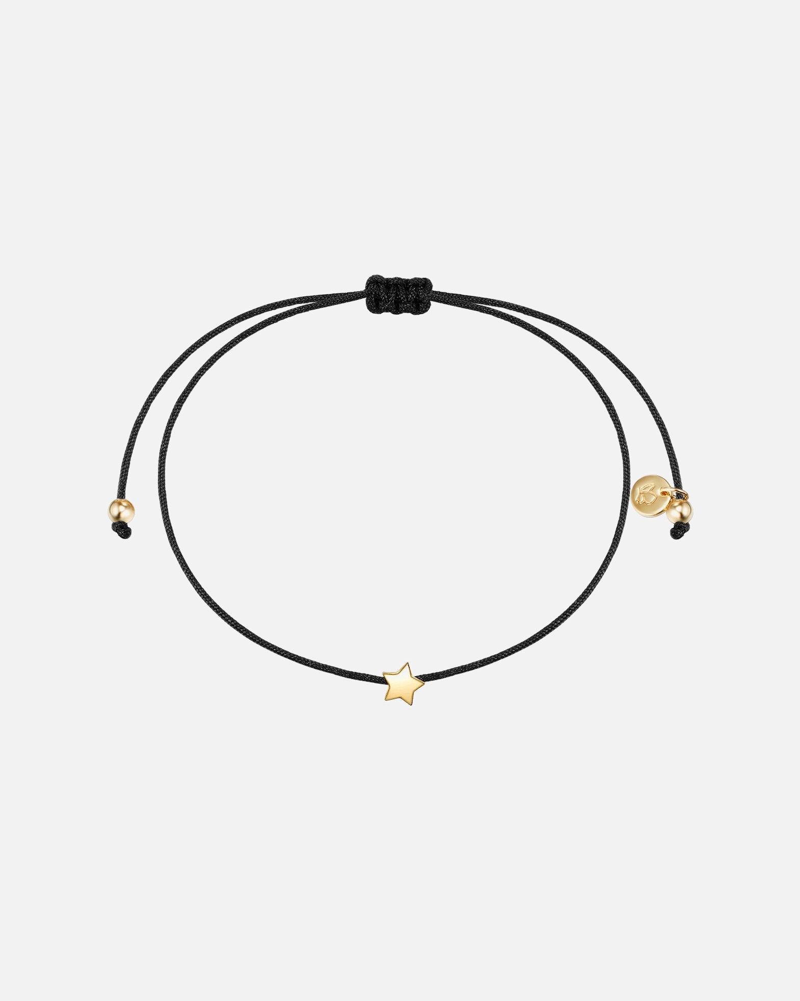 Armband für Weiblich Glanzstücke München Armband Stern Sterling Silber in Gelbgold 15,0 - 22,0 cm, flexibel einstellbar