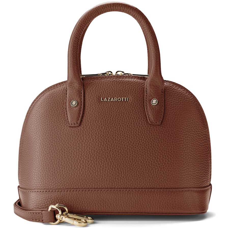 Lazarotti Bologna Leather Henkeltasche brown 2 Hellbraun Damen