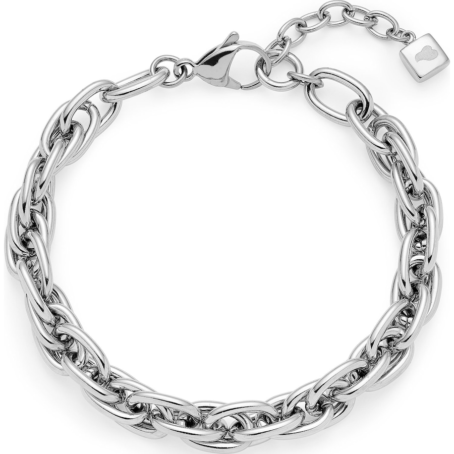 Leonardo Armband Edelstahl silber Damen