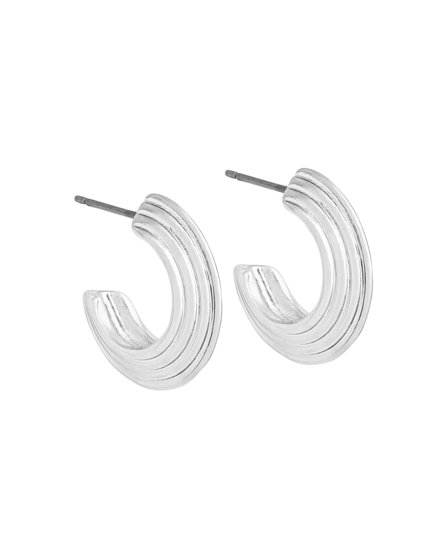 A&C Oslo – Nordic Design Jewellery Ohrhänger 'Grace G' silver Grau Damen