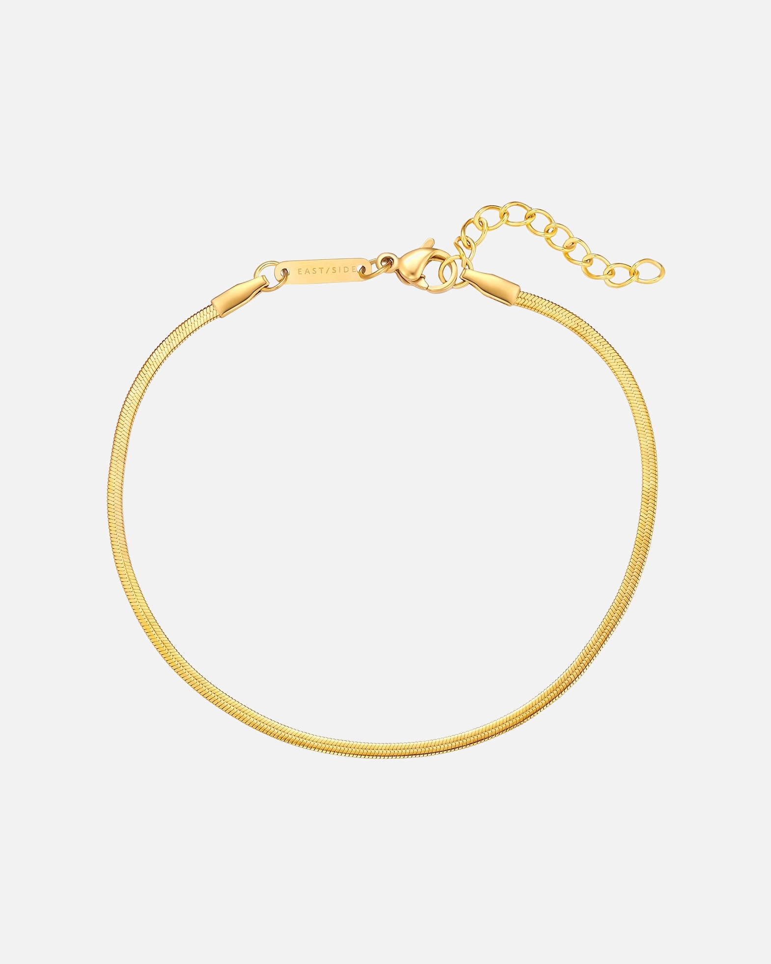 Armband für Weiblich Eastside Armband aus Edelstahl in Gelbgold 17,0 cm Basislänge + 3,0 cm Verlängerung