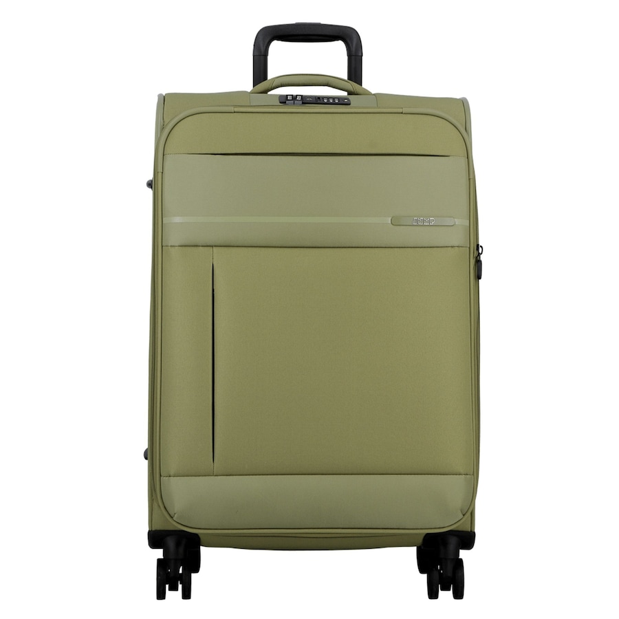 Jump Monthélys 4 Rollen Trolley 67 cm mit Dehnfalte Grün Herren