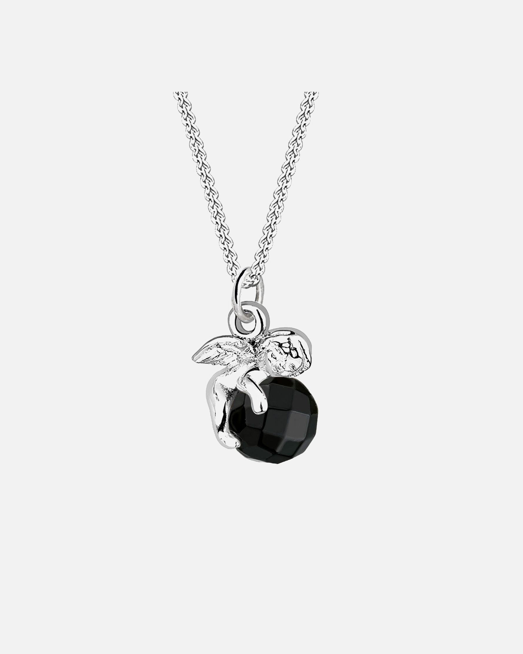 Halskette für Weiblich Elli Engel Onyx 925 Sterling Silber 45