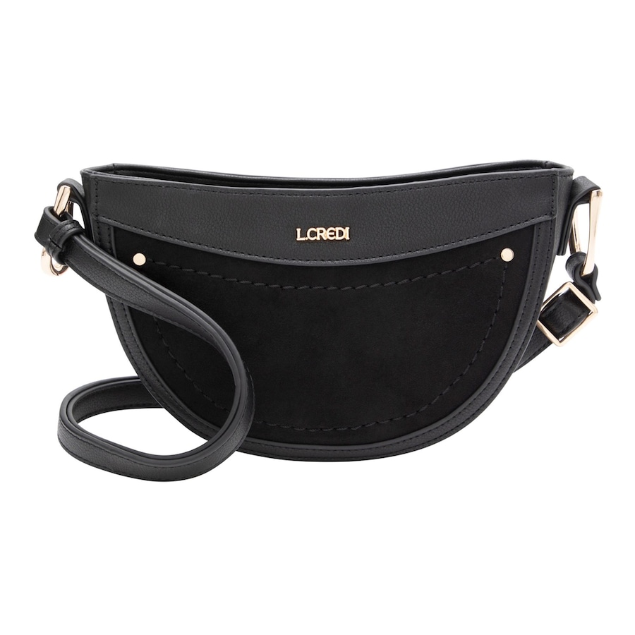 L.CREDI Palmira Umhängetasche schwarz Schwarz Damen