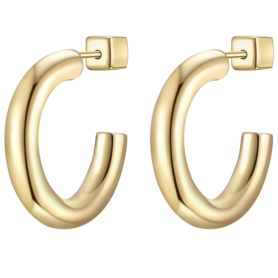 Glanzstücke München Creolen Sterling Silber in Gelbgold 21,1 mm Damen