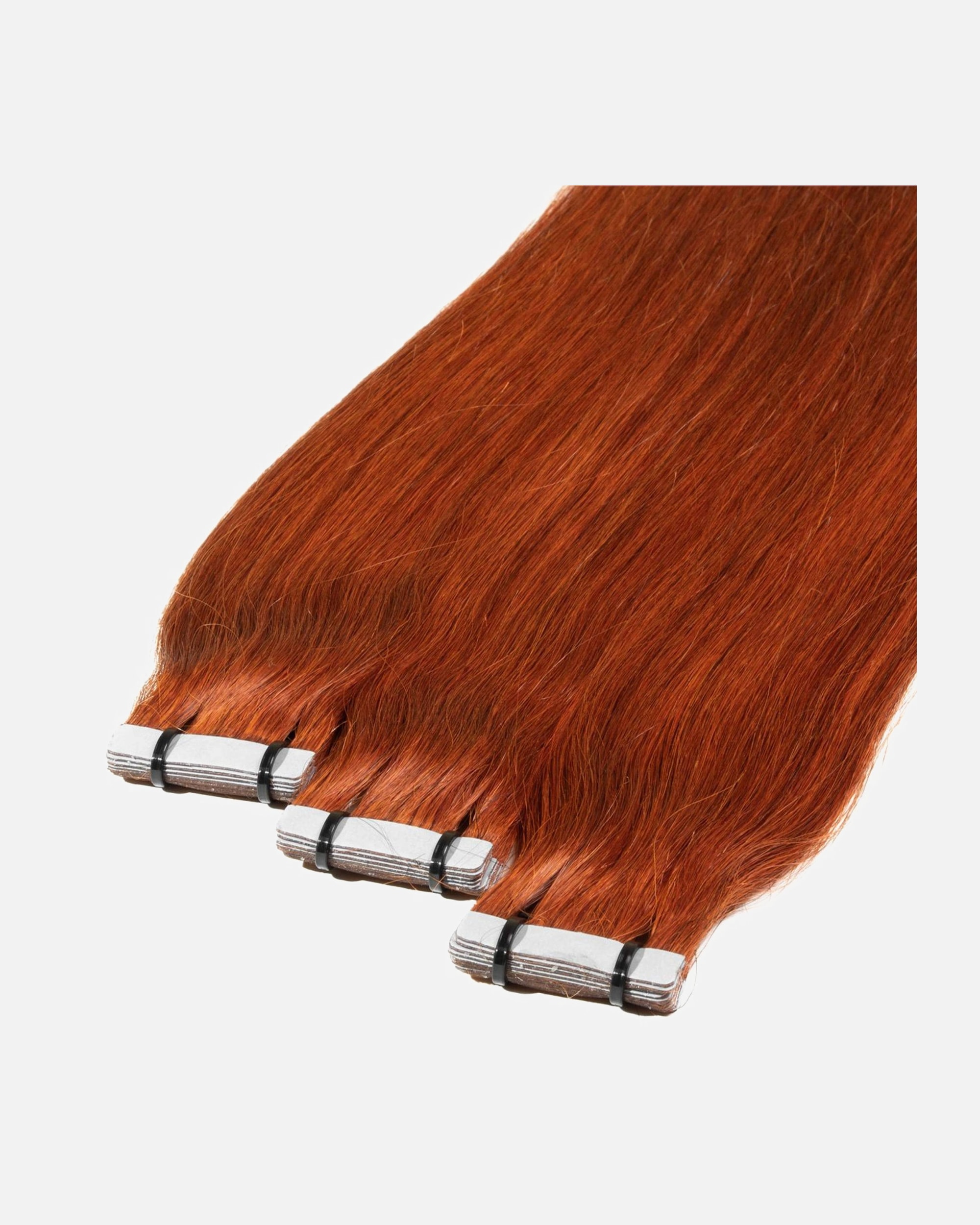 Extensions für Weiblich hair2heart Tape Extensions Premium Echthaar #8/43 hellblond rot-gold 40cm