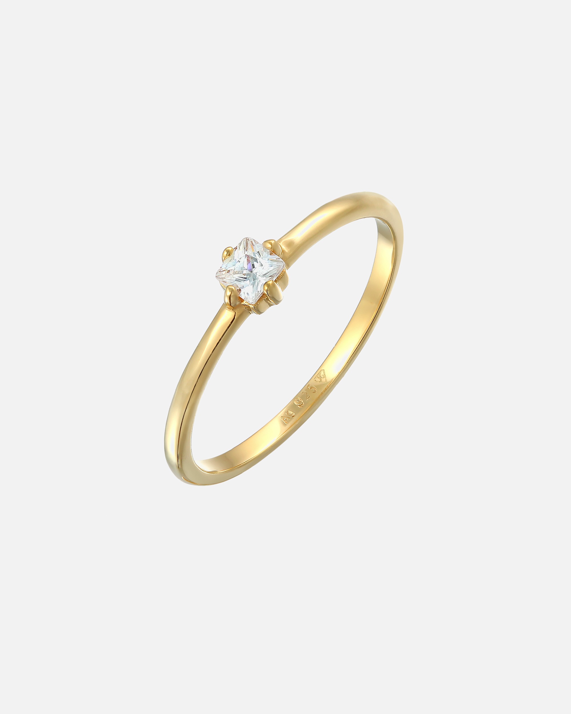 Ring für Weiblich Elli Zirkonia Solitär 925 Silber 58