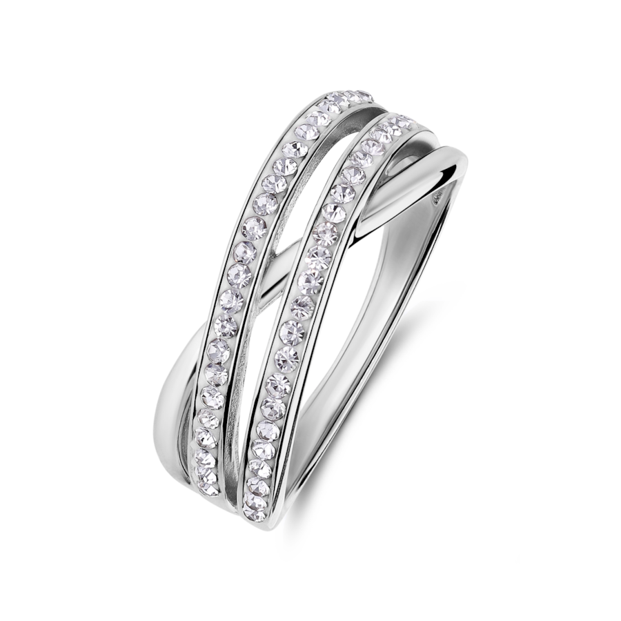 Lucardi Ring 925 Silber - 55mm Damen