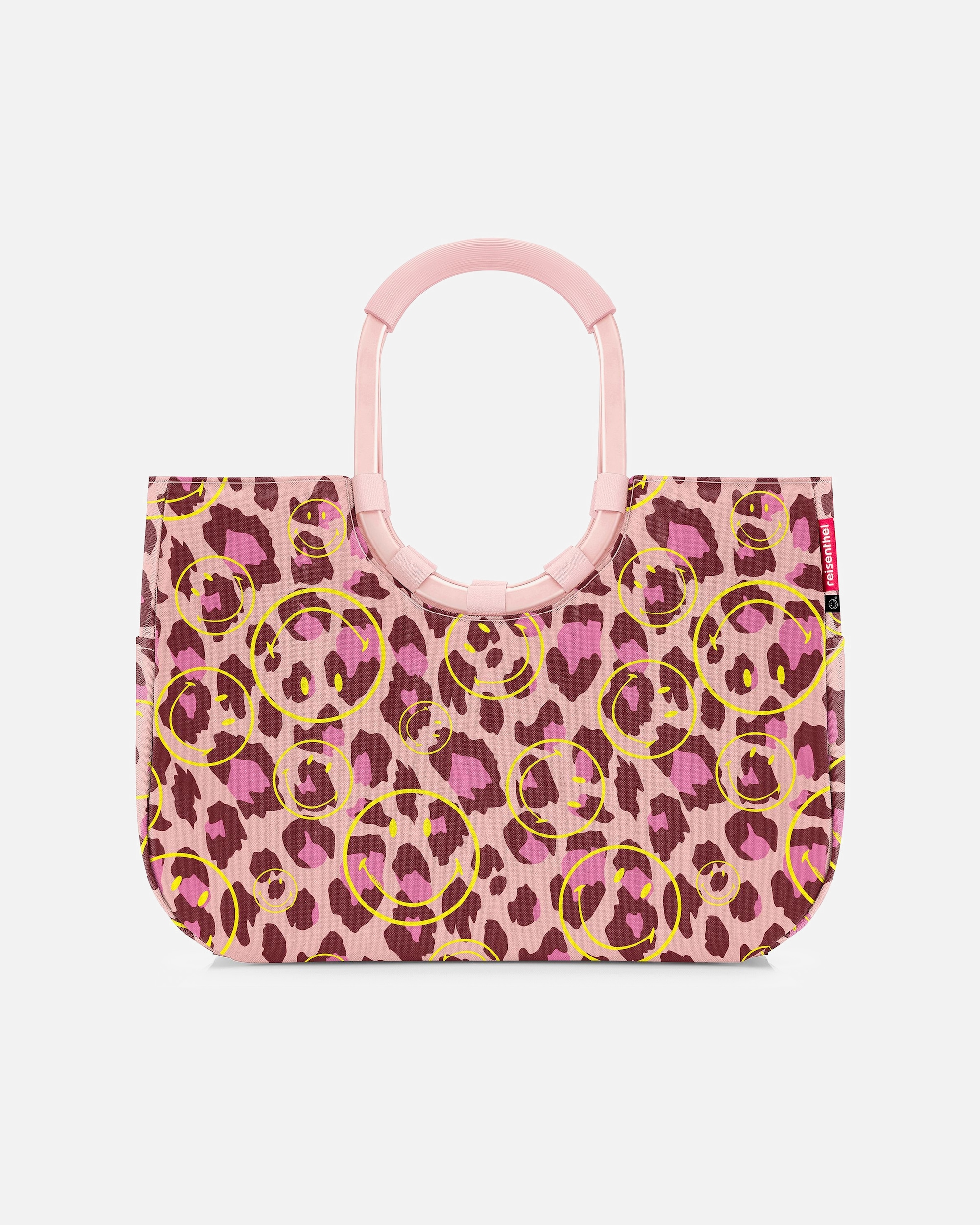 Shopper für Weiblich Reisenthel Einkaufstasche Loopshopper L smiley leo blush