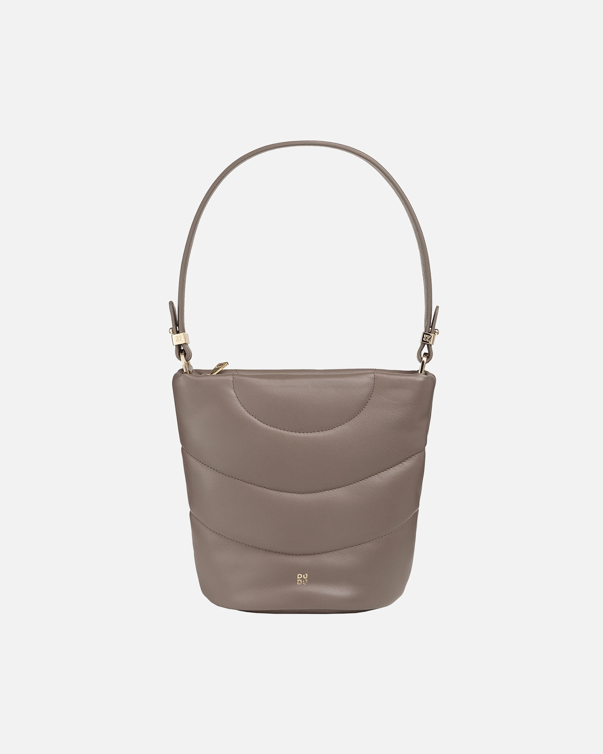 Handtasche für Weiblich DuDu Barbara Schultertasche taupe