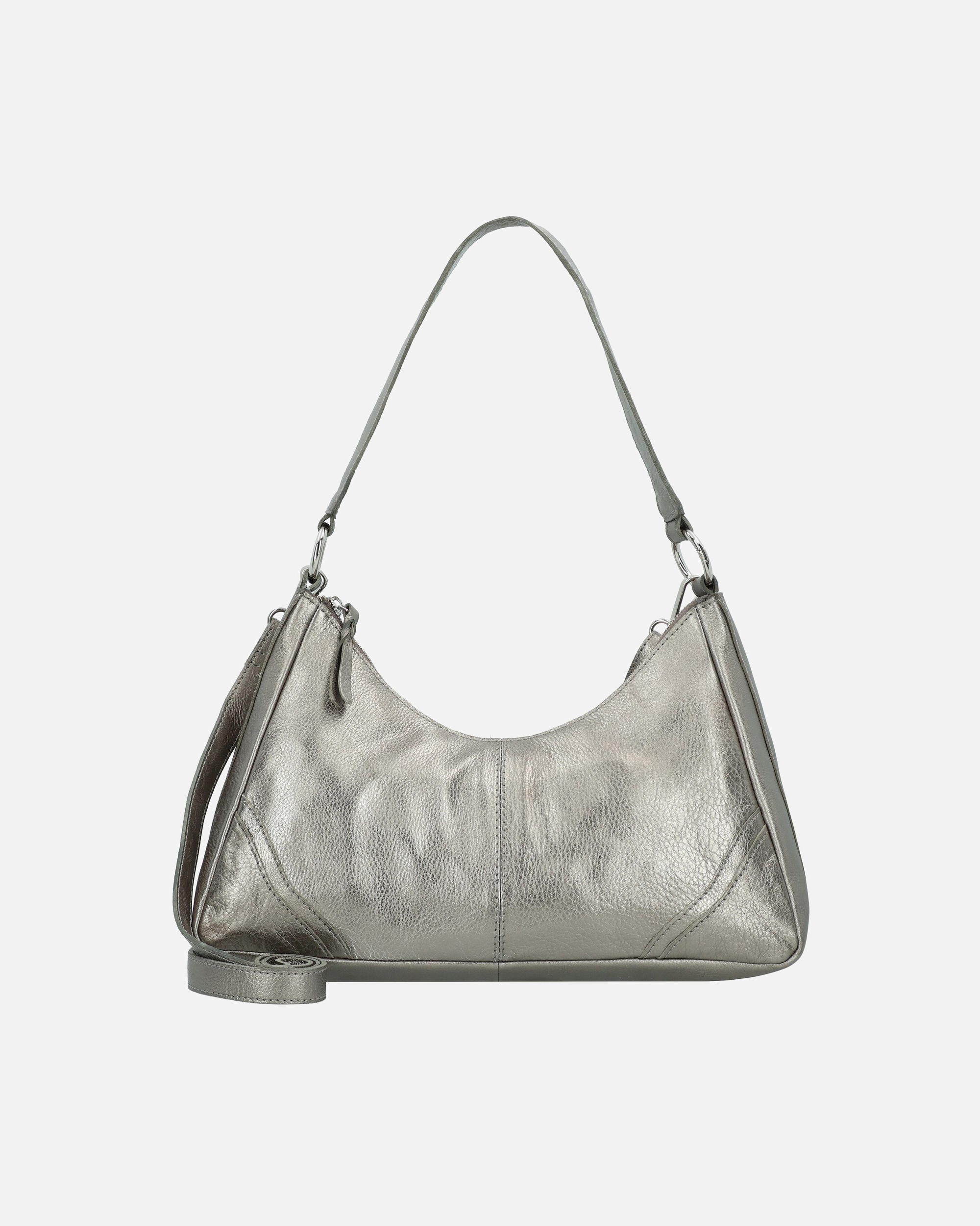 Clutch für Weiblich Taschendieb Wien Salvatorgasse Schultertasche silver